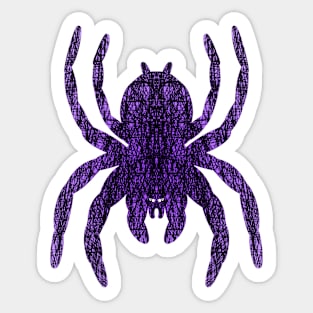 Cross Hatching Tarantula V18 Sticker